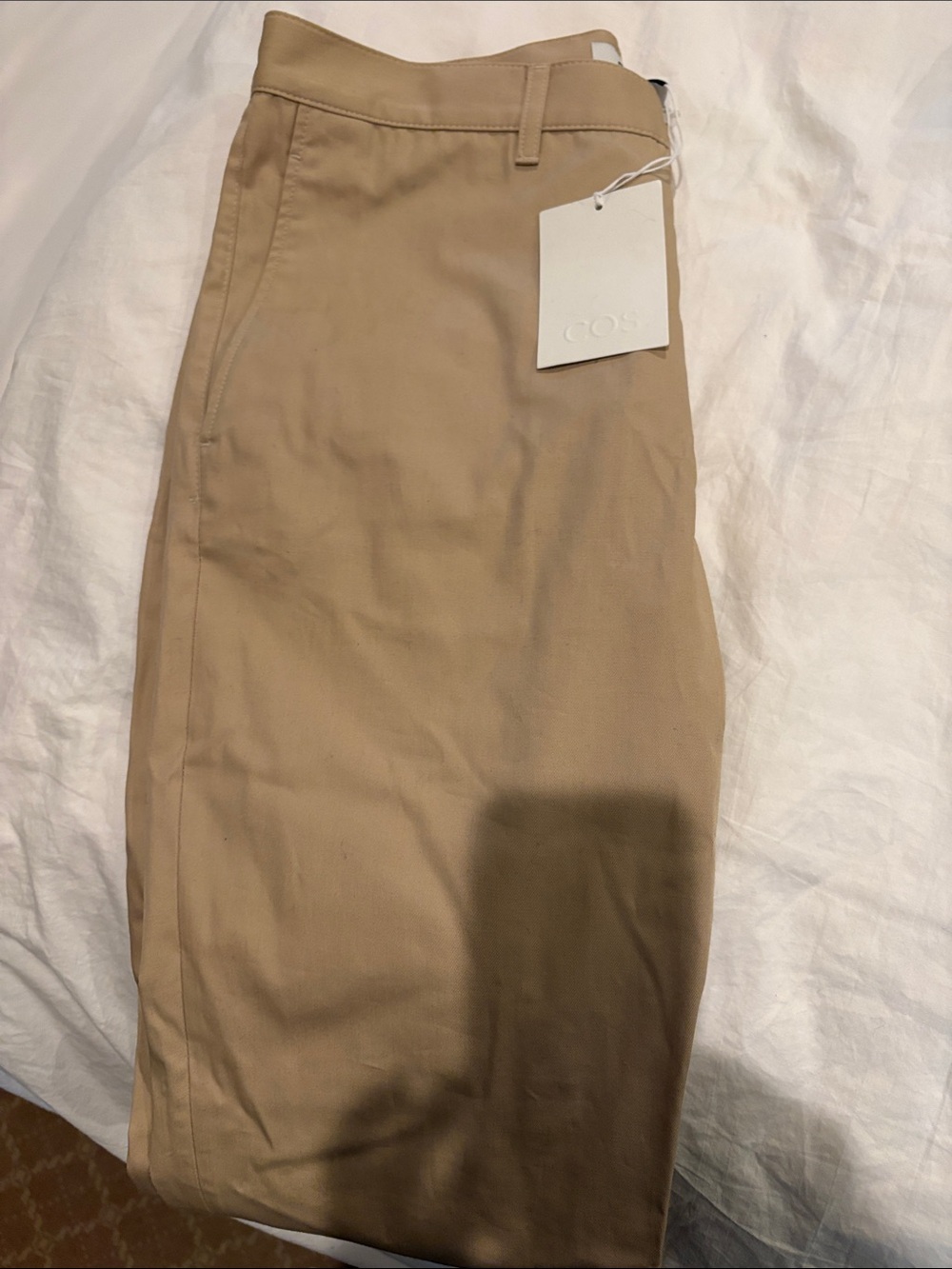 Men’s khaki straight leg pants
